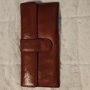 HOBO International Vintage "Cilo" Leather Credit Card Wallet